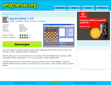 Tablet Screenshot of ajedreznet.programas.org
