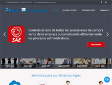 Tablet Screenshot of programas.com.mx