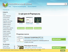 Tablet Screenshot of programas.com