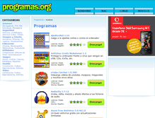 Tablet Screenshot of programas.org