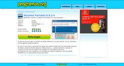 Desktop Screenshot of mecanet-portable.programas.org